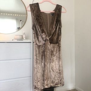 ☽ elegant velvet wrap dress.